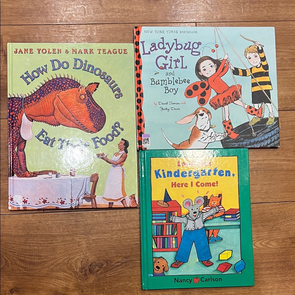 Book bundle- Nancy Carlson, Jane Yolen & Mark Teague, David Soman & Jacky Davis